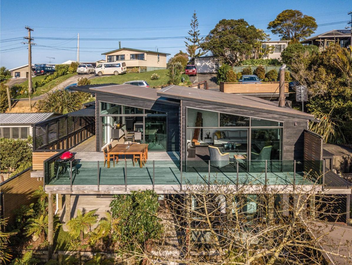 Oneroa Taonga With Sea Views By Waiheke Unlimitedヴィラ エクステリア 写真