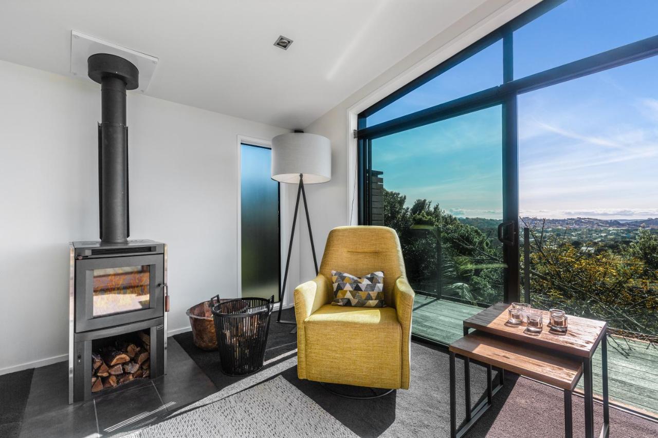 Oneroa Taonga With Sea Views By Waiheke Unlimitedヴィラ エクステリア 写真